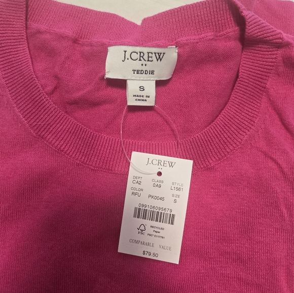 J CREW Factory Teddie Crewneck Sweater - Picture 2 of 4